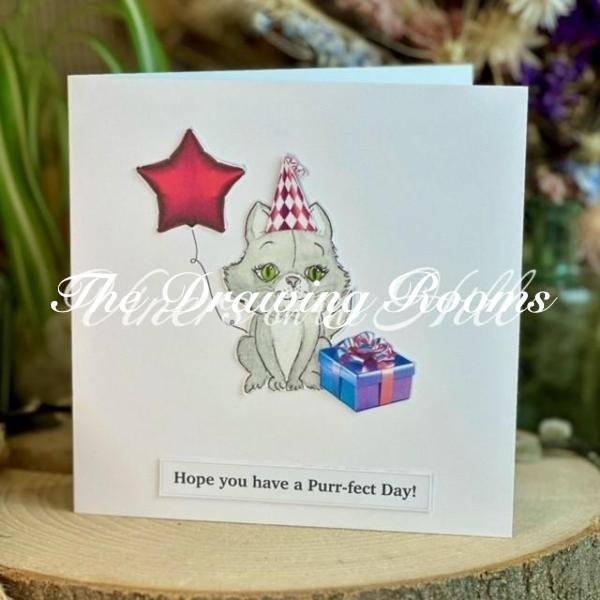 Purr-fect Cat Birthday Card