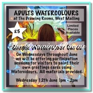Simple Watercolour Cards - Wednesday 12th June 1pm-2pm