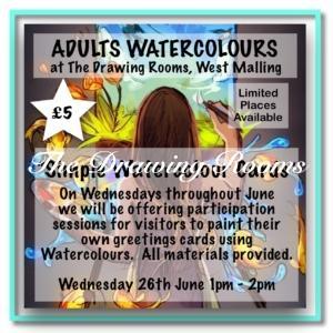 Simple Watercolour Cards - Wednesday 26th June 1pm-2pm