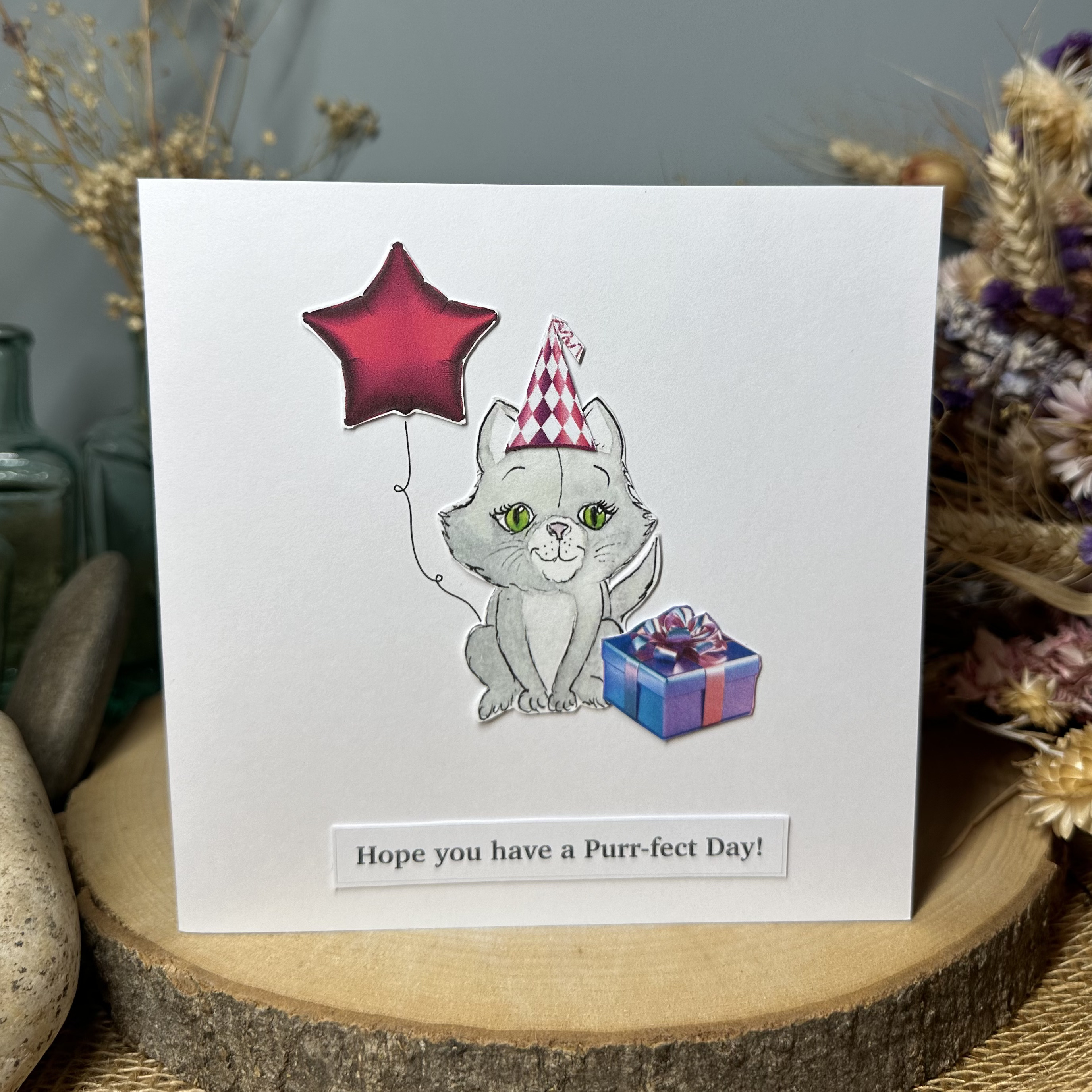 Purr-fect Cat Birthday Card