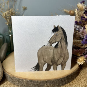 Chestnut Horse Card