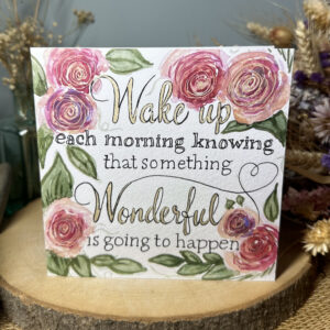 Wake Up Wonderful Card