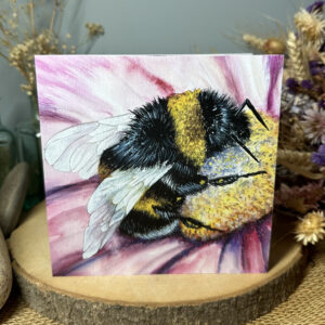 Bee on Flower Card