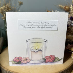 Candle Sympathy Card