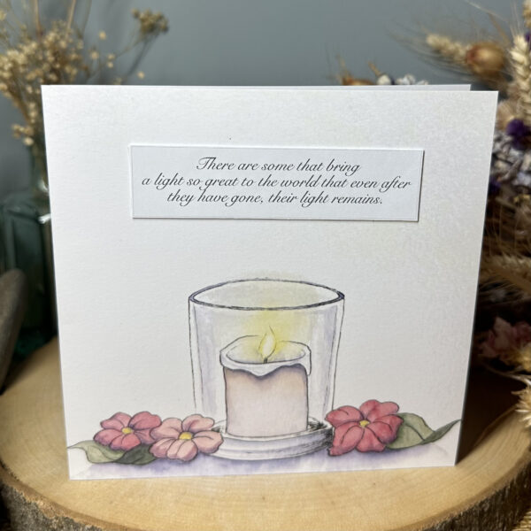 Candle Sympathy Card