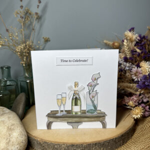 Champagne Celebration Table Card