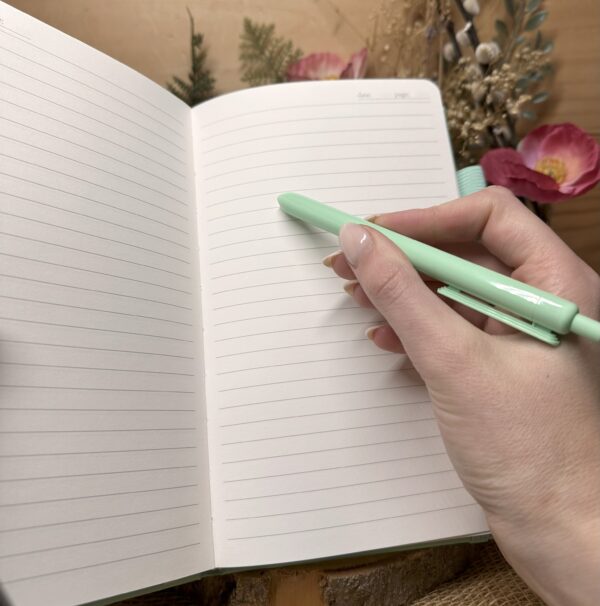 A5 notebook lined inside