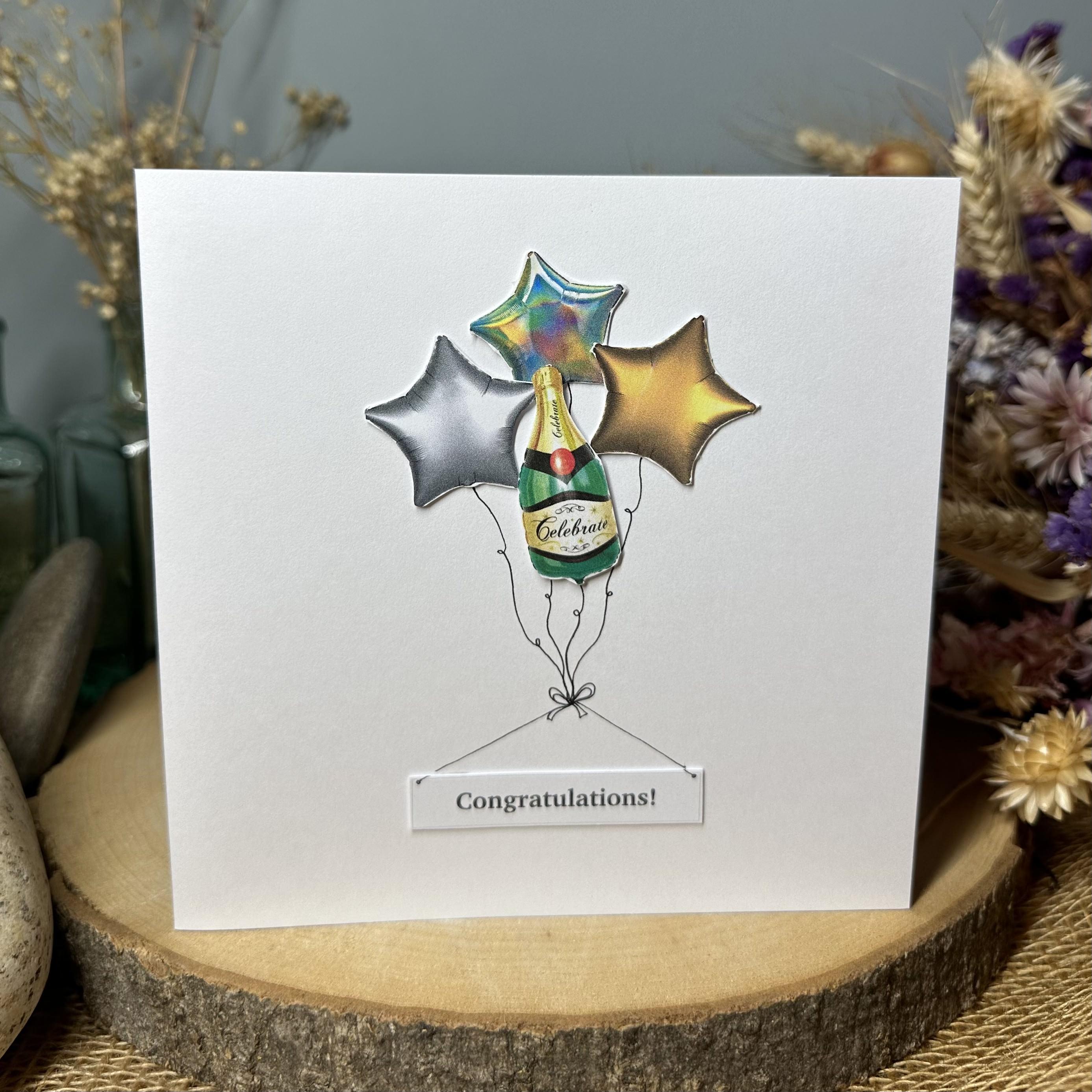 Congratulations Balloon Card